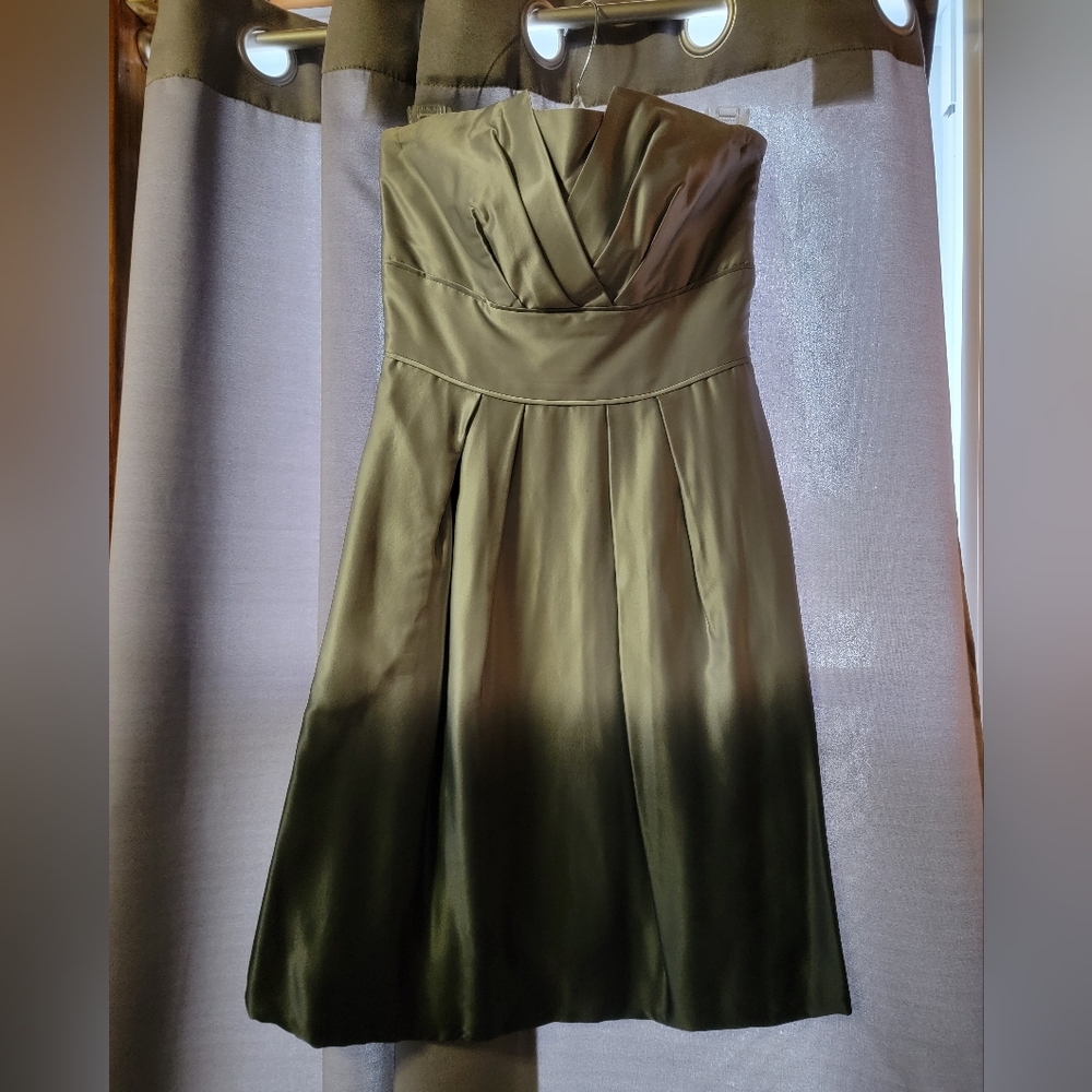 WHBM Strapless Ombre Cocktail Dress